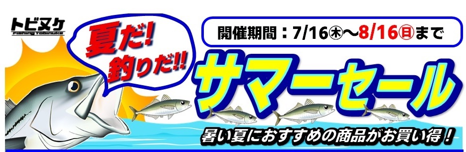 サマーセール開催！
